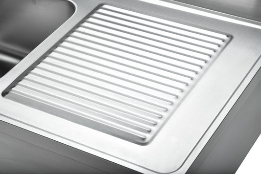 ECOLINE Spültisch 1000x600 mm mit 1 Becken links