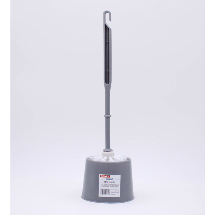 WC-Bürste mit Halter - PP-Grau - Ø 10 x 34 cm