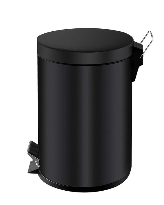Treteimer 3 l - Schwarz - Ø 16,7 /1 9,5 x 27 cm