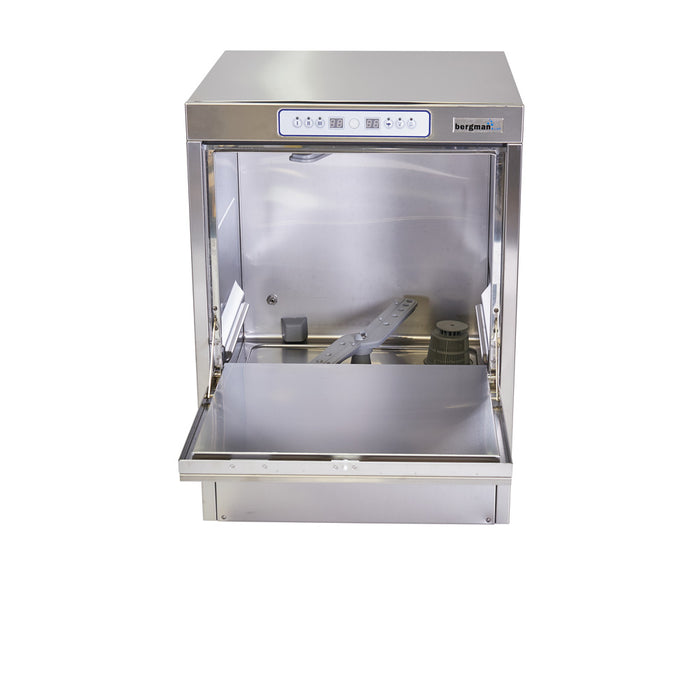 bergman WASH PROFILINE Gastro Geschirrspülmaschine mit Ablaufpumpe & Dosierpumpen - 400 Volt