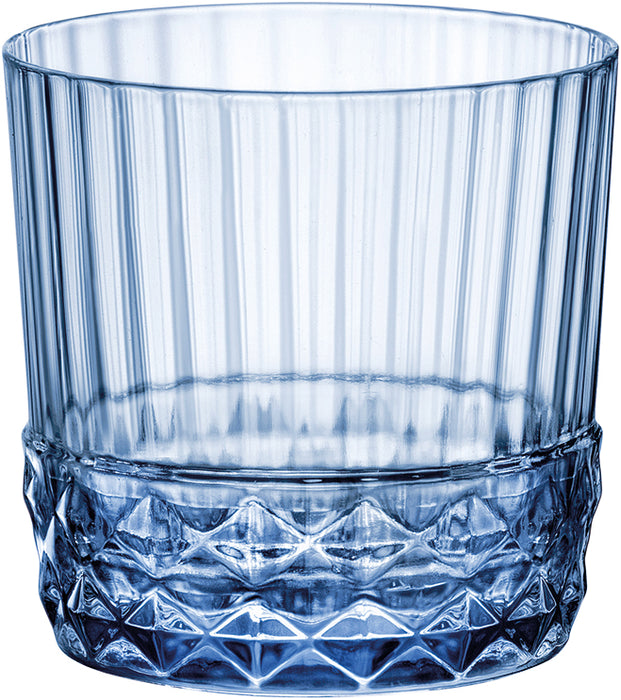 AMERICA 20s Trinkglas - 30 cl - (Ø 8,4 x 8,4 cm) - ungeeicht - Blau