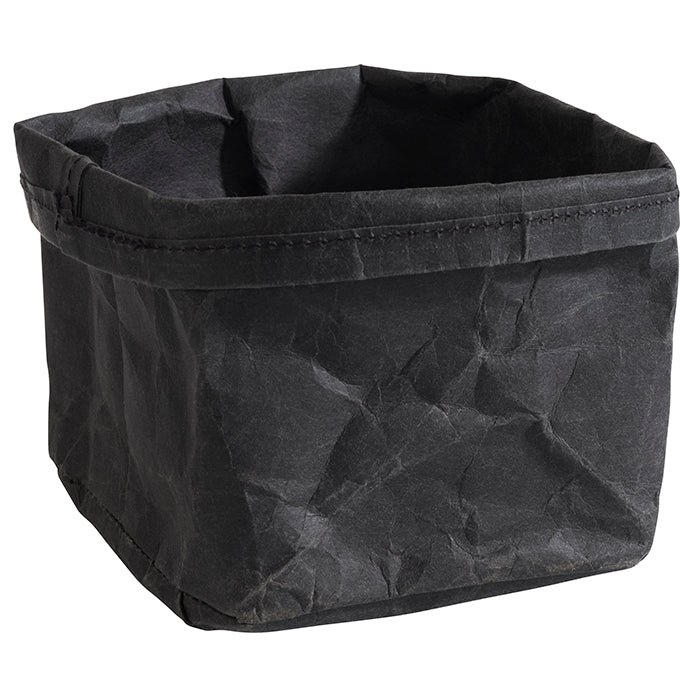 Brottasche 12 x 11,5 cm - Schwarz- Naturfaser & Kunstharz