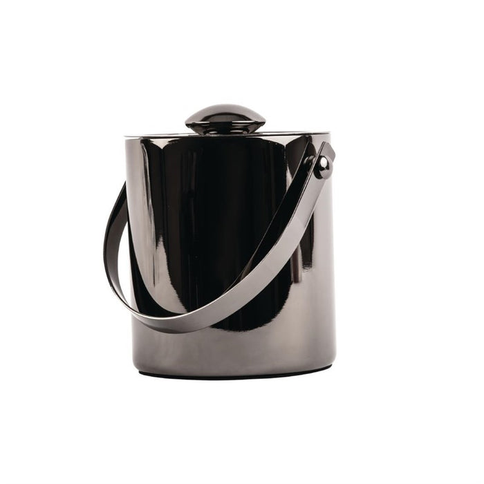 ACE Eiseimer doppelwandiger mit Deckel - Ø 12 x 15 cm - 1L - schwarz