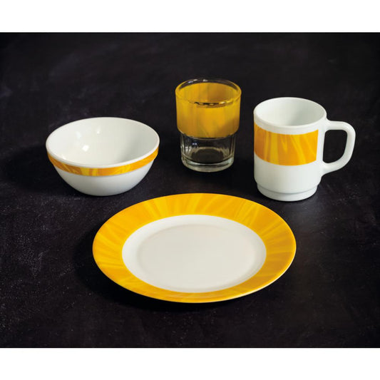 NATURA Dessertteller - Ø 19,5 cm - Gelb