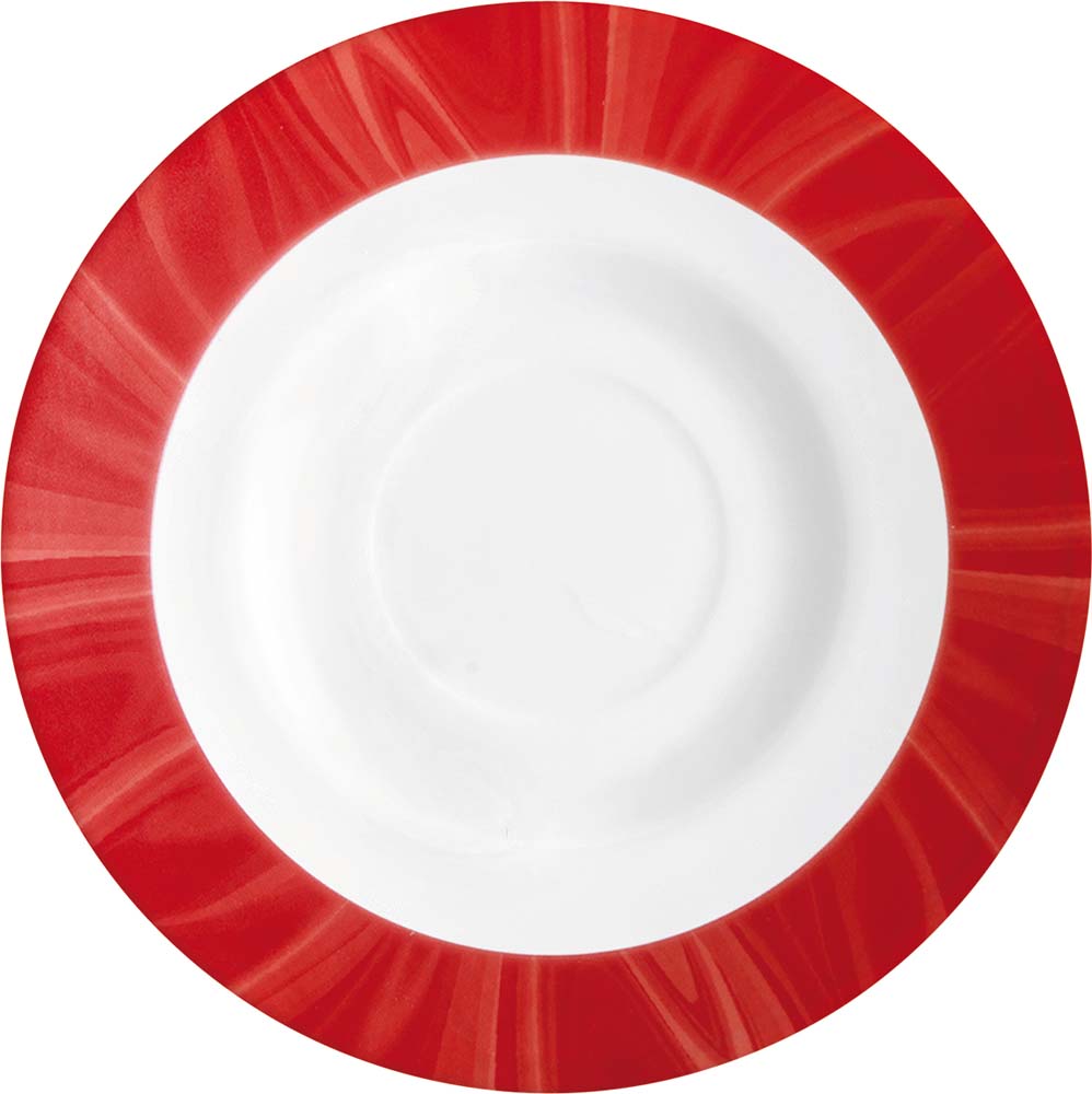 NATURA Kaffee-Untertasse - Ø 14 cm - Rot