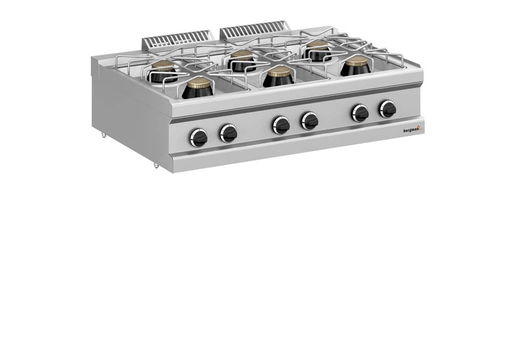 bergman Profiline Plus 700 Gasherd mit 6 Flammen - 33 kW