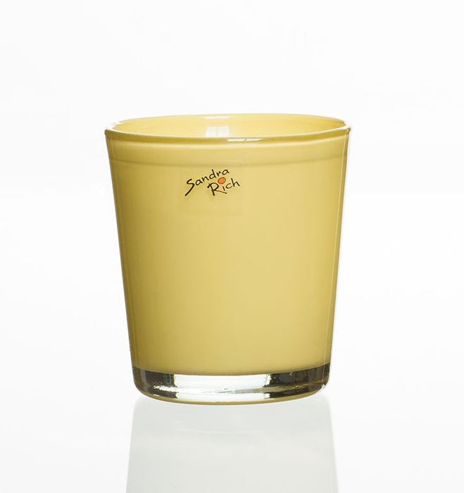 ORCHID - Teelichthalter - Glas - Ø 10 x 11 cm - Gelb