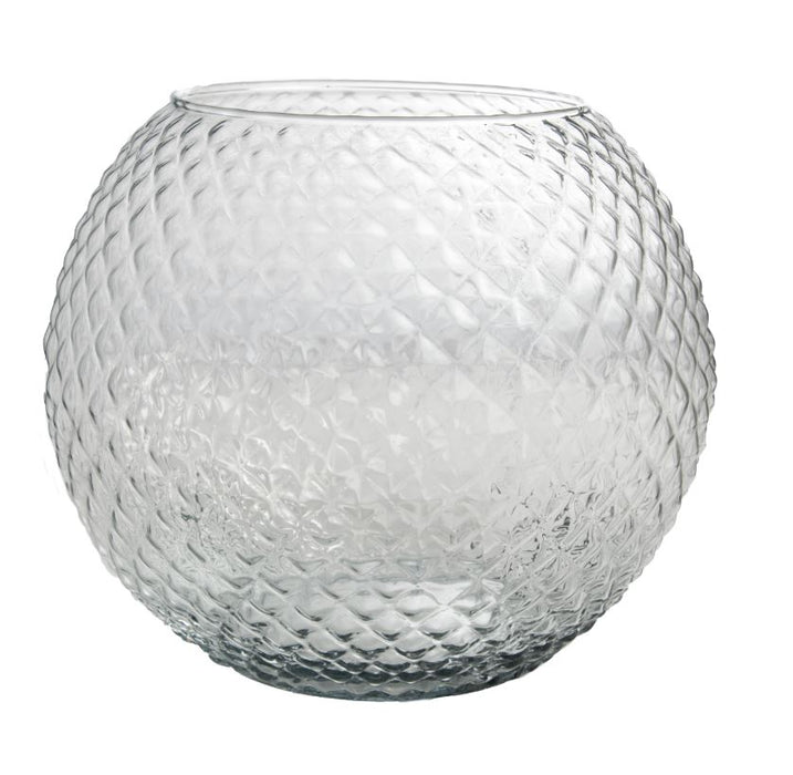 DIAMOND Round - Teelichthalter - Glas - Ø 12 x 10 cm