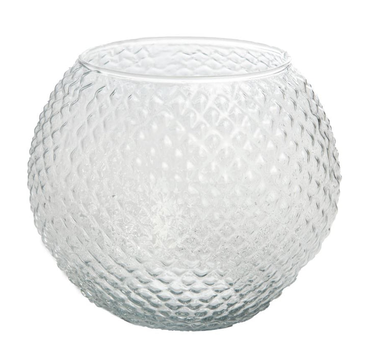 DIAMOND Round - Vase - Glas -  Ø 20 x 17 cm