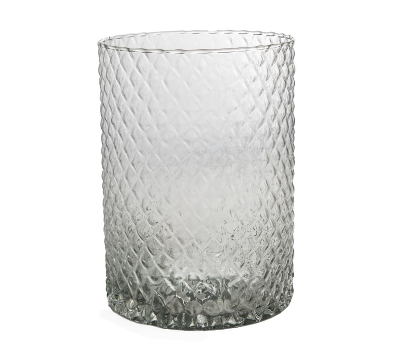 DIAMOND Zylinder  - Vase - Glas -  Ø 15 x 20 cm