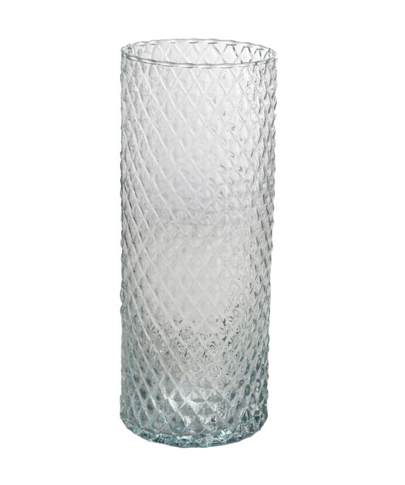 DIAMOND Zylinder  - Vase - Glas -  Ø 15 x 30 cm