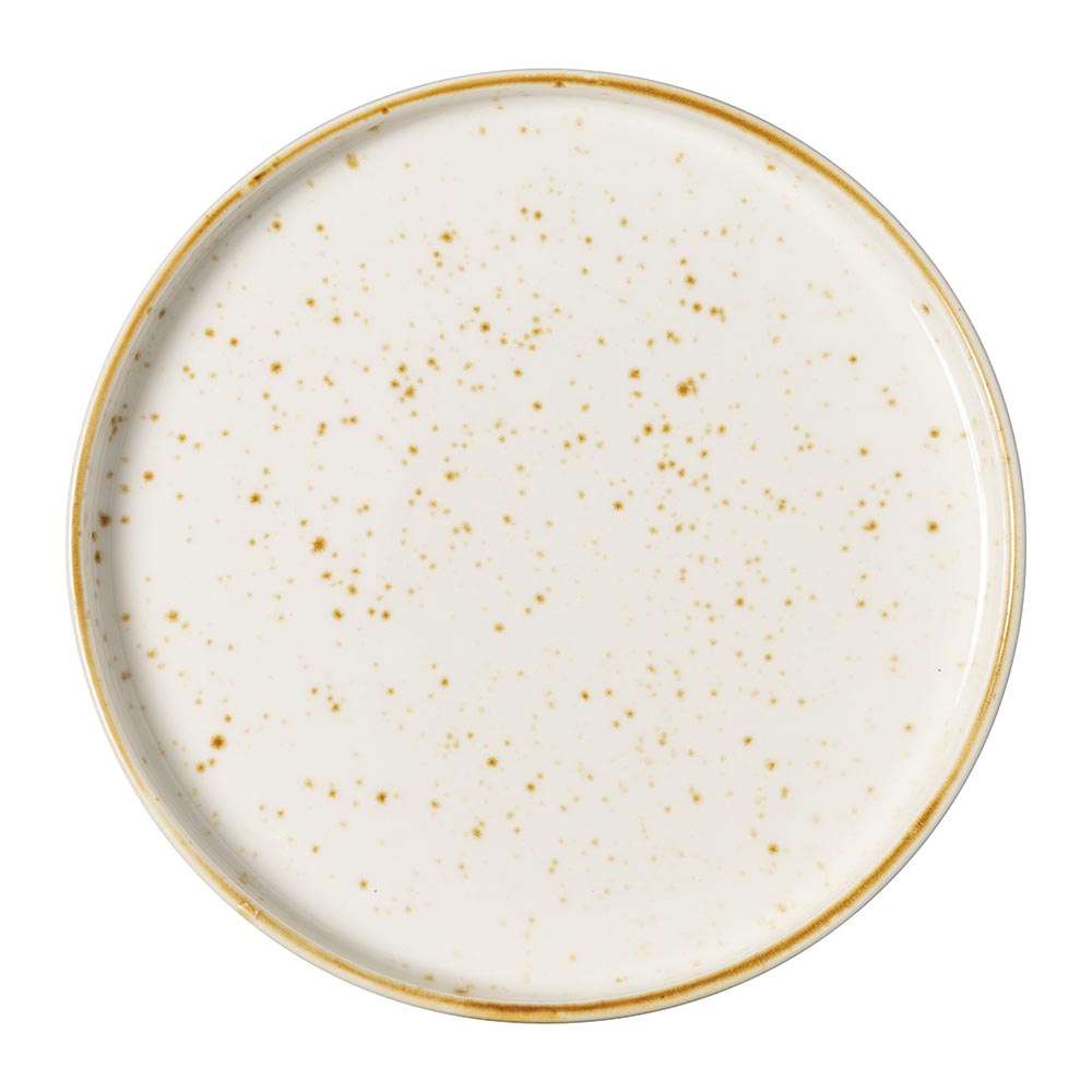 KADEN JAVA Teller mit Rand, Dessert Ø 20 x 2,5 cm - Cream