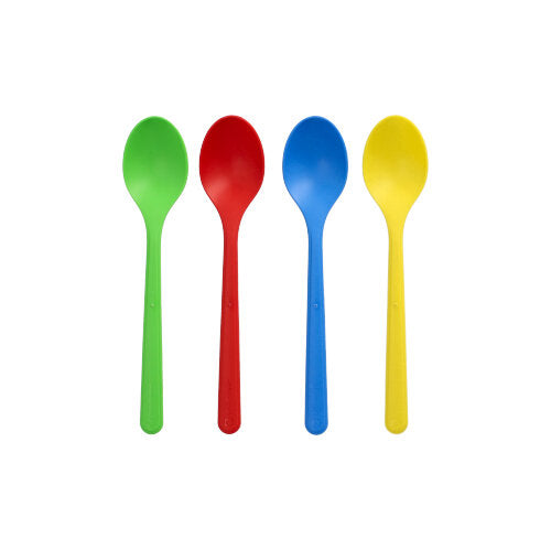 Mehrweg-Eislöffel - BIO-PP - 13 cm - Bunt - sortiert - (20 x 50 Stück)