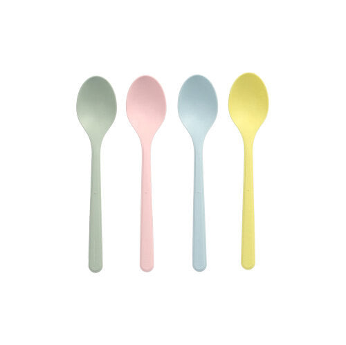 Mehrweg-Eislöffel - BIO-PP - 13 cm - Pastell- sortiert - (20 x 50 Stück)