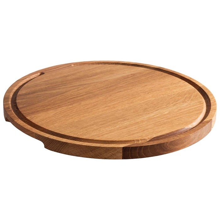 PIZZA Servierbrett - (Ø 34 x 2 cm) - Eichenholz