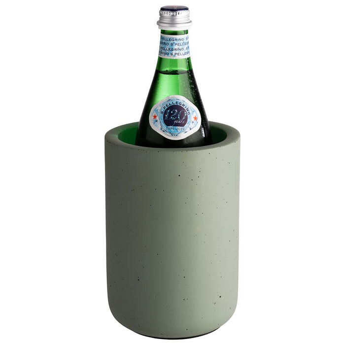 ELEMENT - Flaschenkühler - Ø 12x 19 cm - Grün-Beton