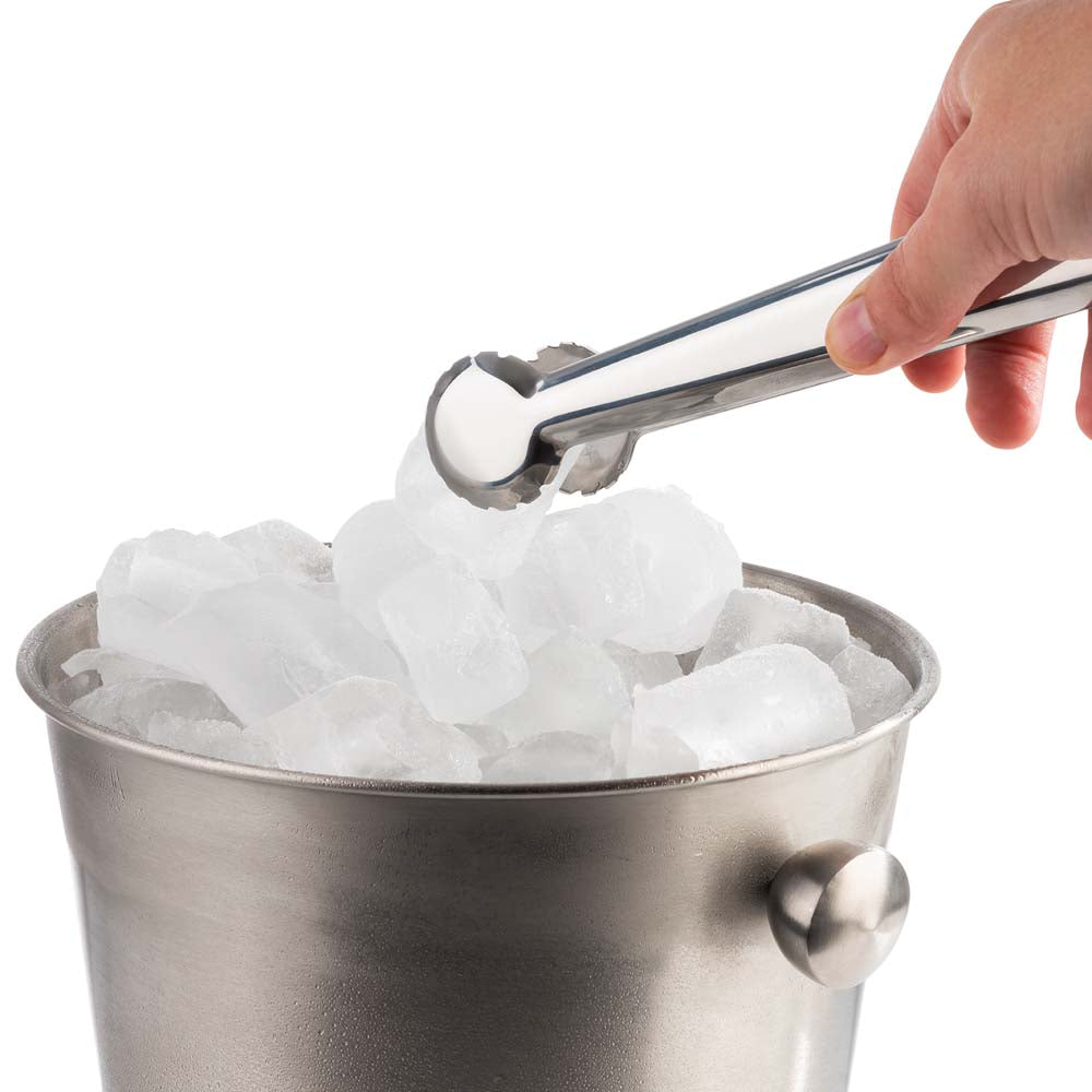 Eiszange - 20 cm - Edelstahl - Silber