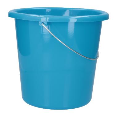 Kunststoffeimer - 28,5 x 27,5 cm - mit Henkel - 10 l - Blau