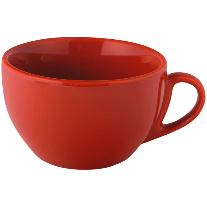 NANA Cappuccinotasse- 28 cl - (Ø 10 x 5,5 cm) - Kaminrot