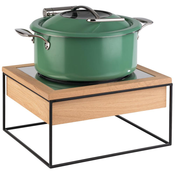 VALO Induktionsstation-Set (4-teilig) - (Ø 24 cm) - Eiche