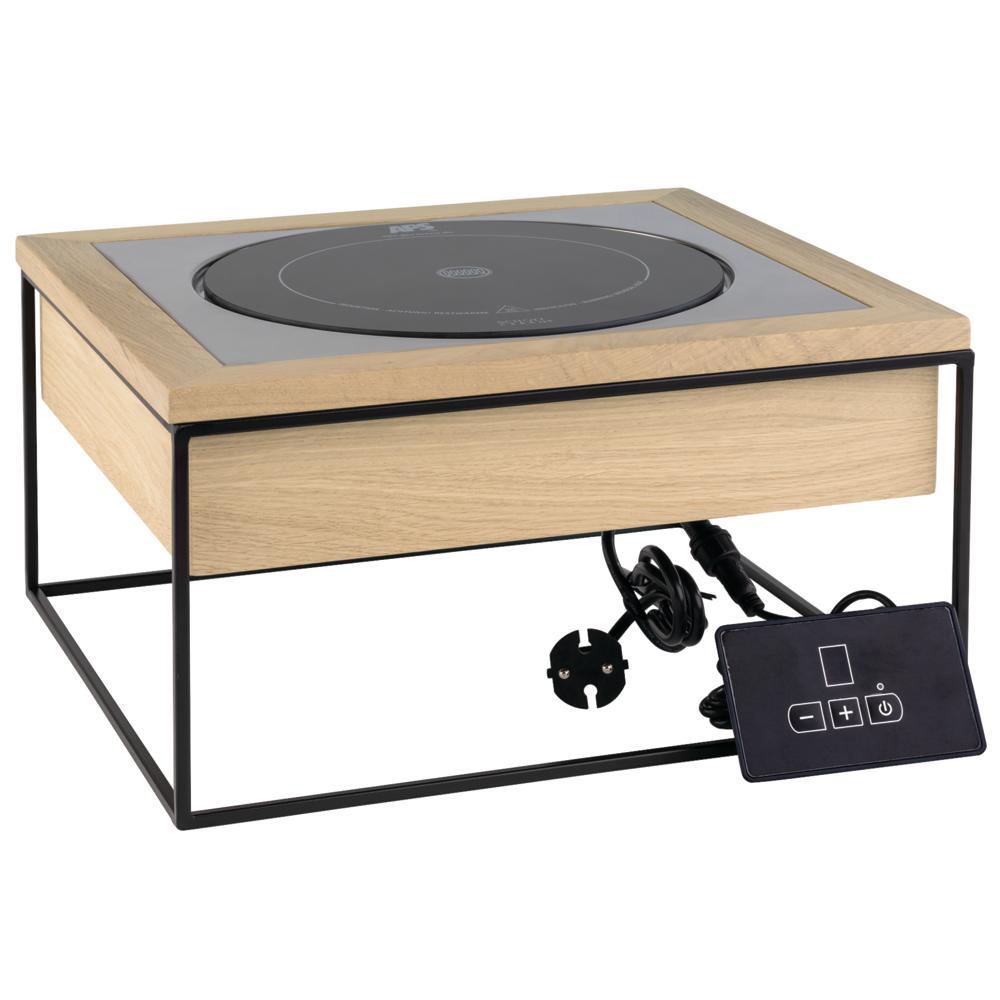 VALO Induktionsstation-Set (4-teilig) - (Ø 24 cm) - Eiche