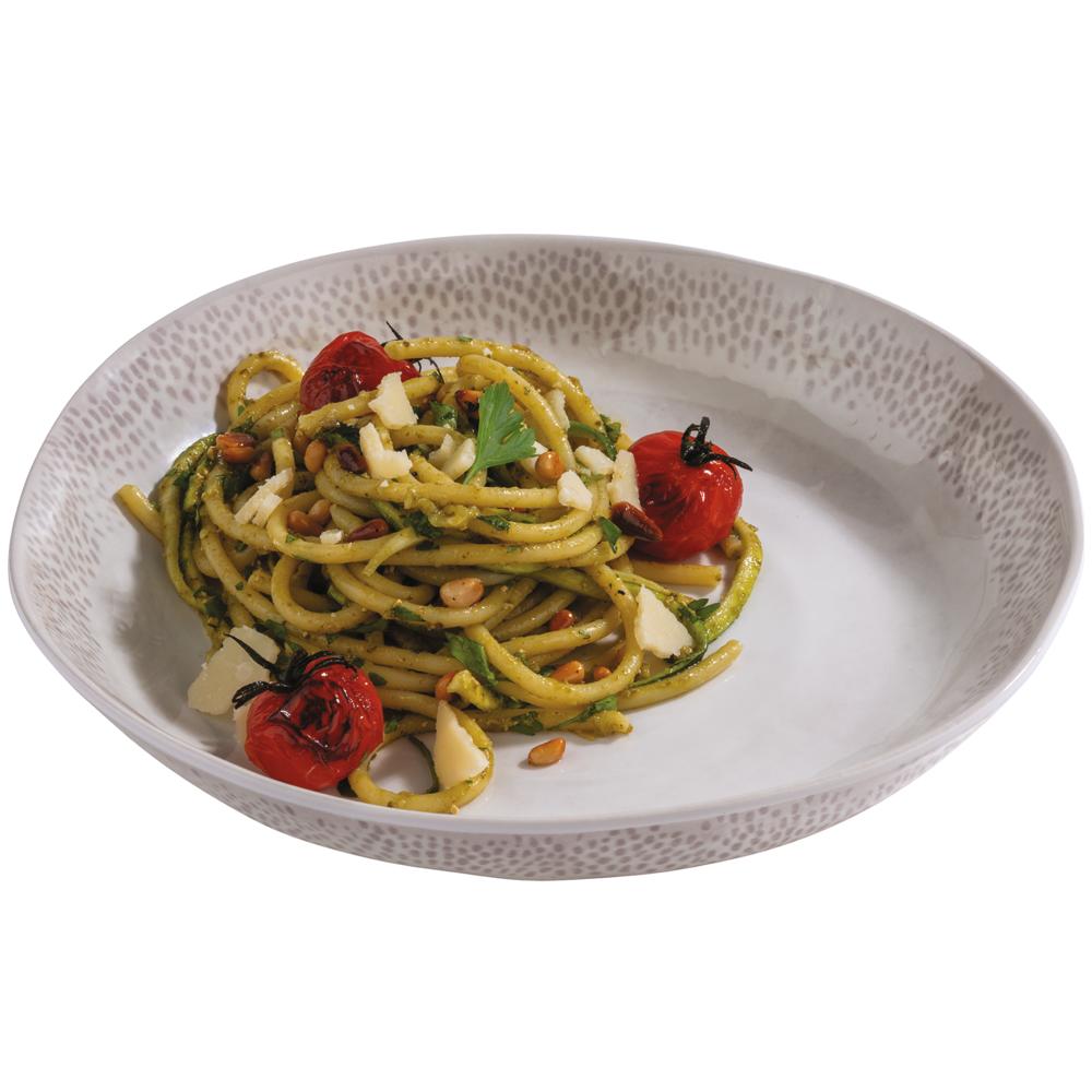 FOOTMARK Teller, tief - 0,8 l - (Ø 24 x 4 cm) - Melamin - Weiß