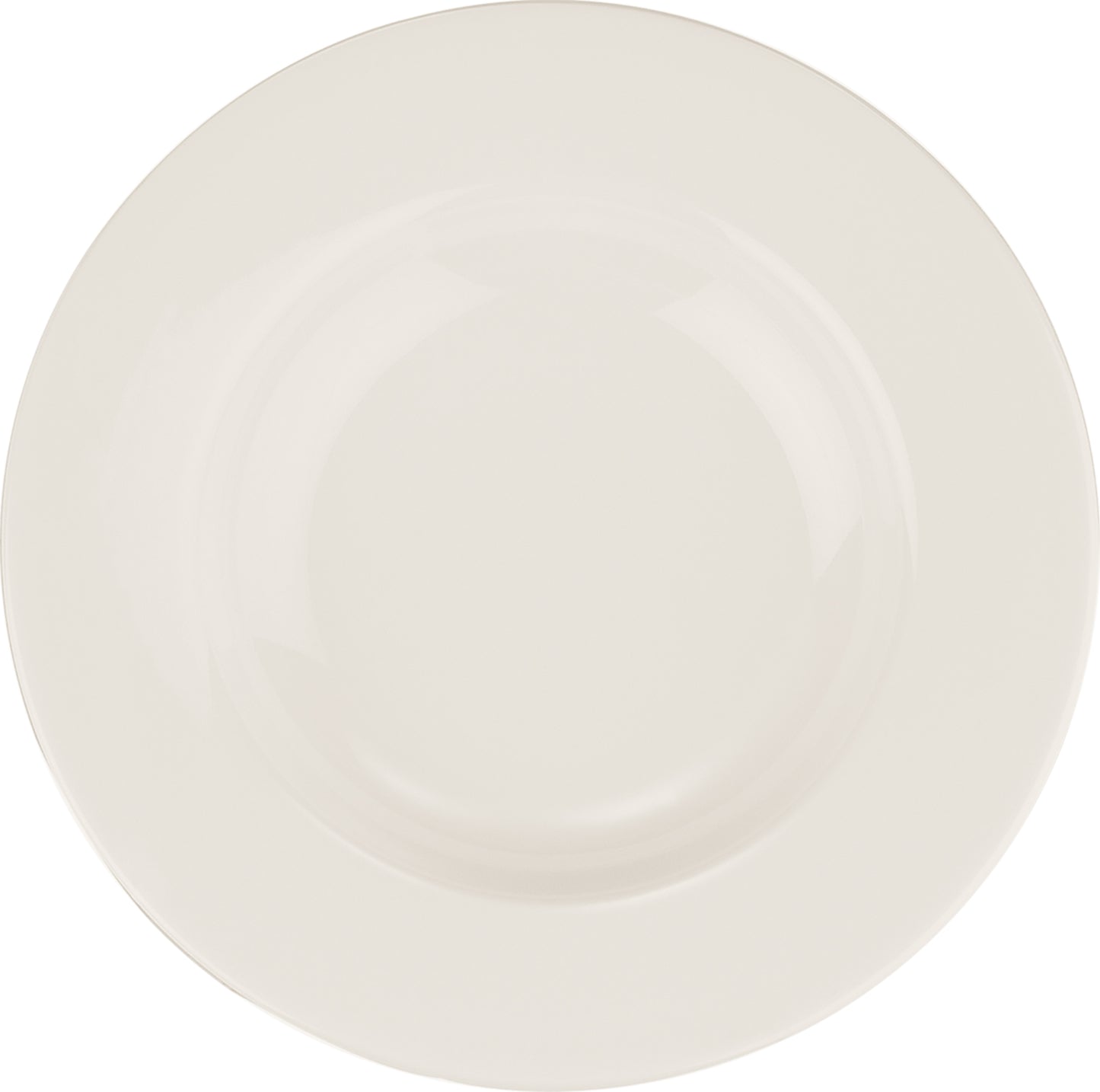 CREAM Teller, tief Ø 23 x 4 cm - 30 cl - Fahnenform