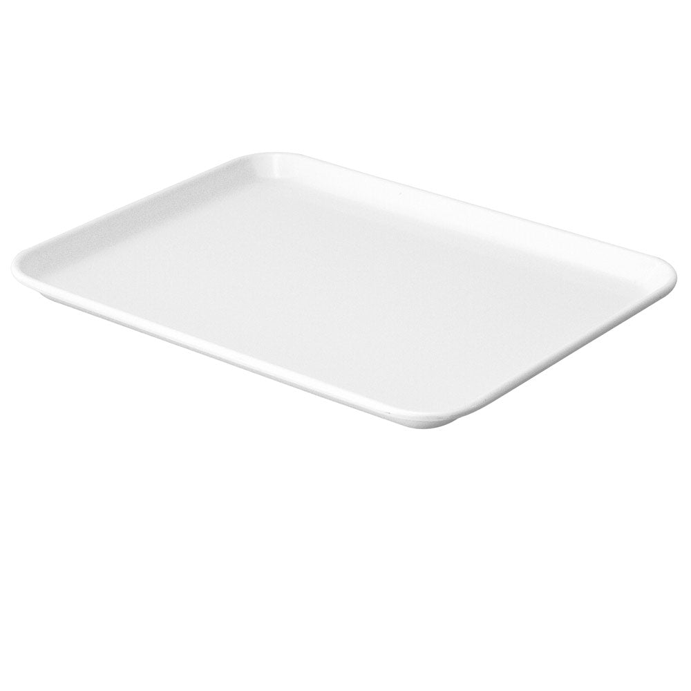 Melamin-Platte 24 x 18 cm - weiß