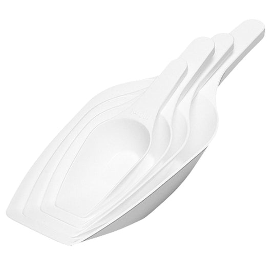 Abwiegschaufel Weiß - 25 cm (0,25 l)