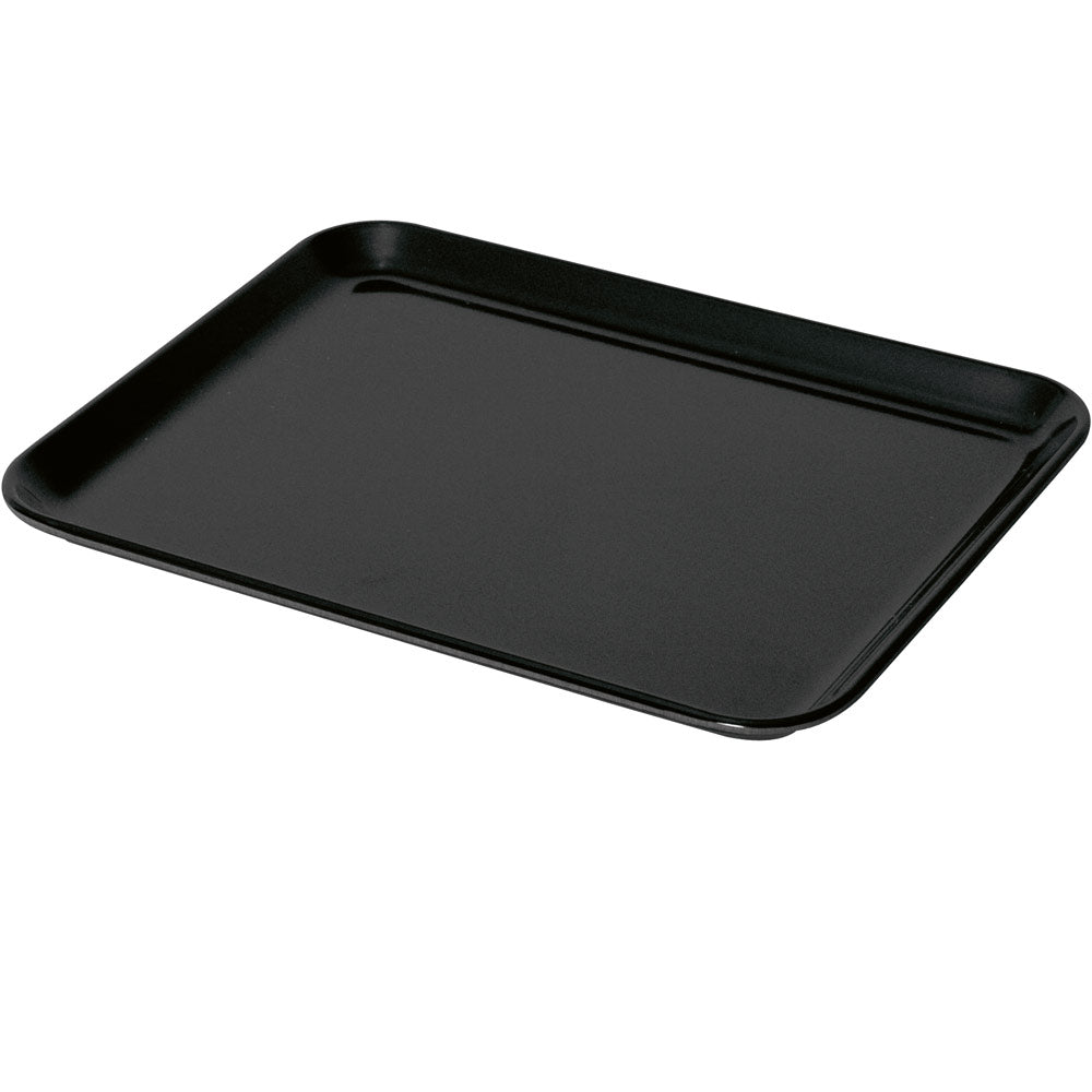 Melamin-Platte 42 x 28 cm - schwarz