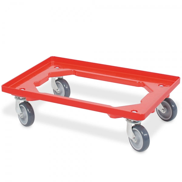 Transport-Rolli Rot - für Behälter 60 x 40 cm