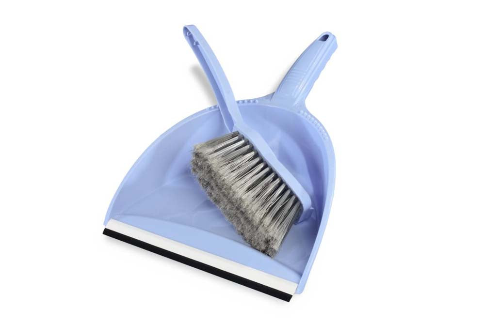 Kehrgarnitur 34 x 21 cm - Blau