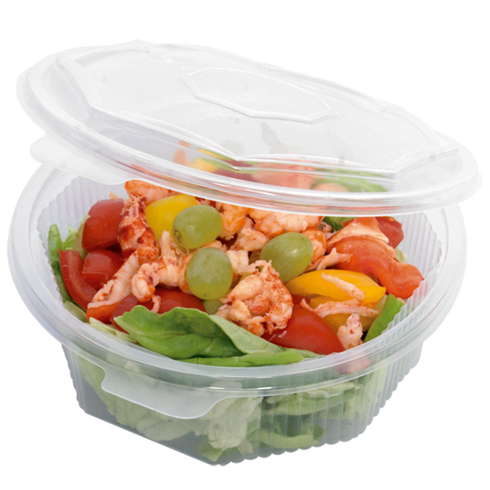 PP-Klappboxen achteckig - 500 ml (500 Stück)