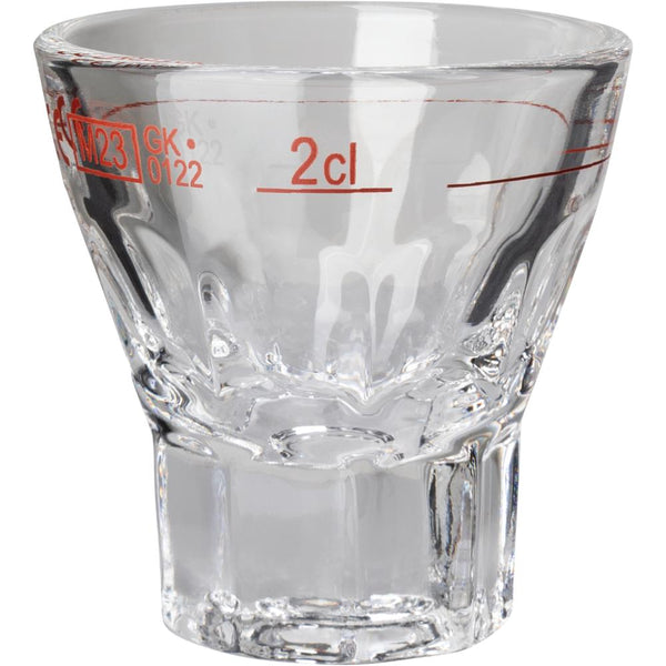 MANNHEIM Schnapsglas - 3,7 cl - (Ø 5,3 x 5,3 cm) - geeicht /-/ 2 cl - Rotring