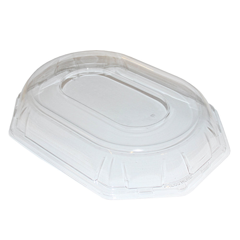 Deckel für rPET-Partyplatte octagonal - 36 x 24 cm