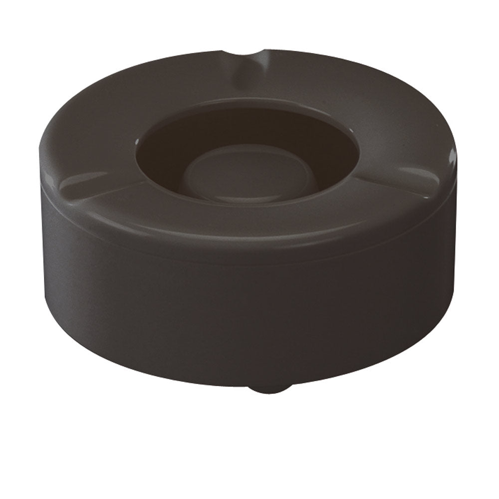 Windaschenbecher Ø 10 x 4,3 cm - Schwarz (Melamin)