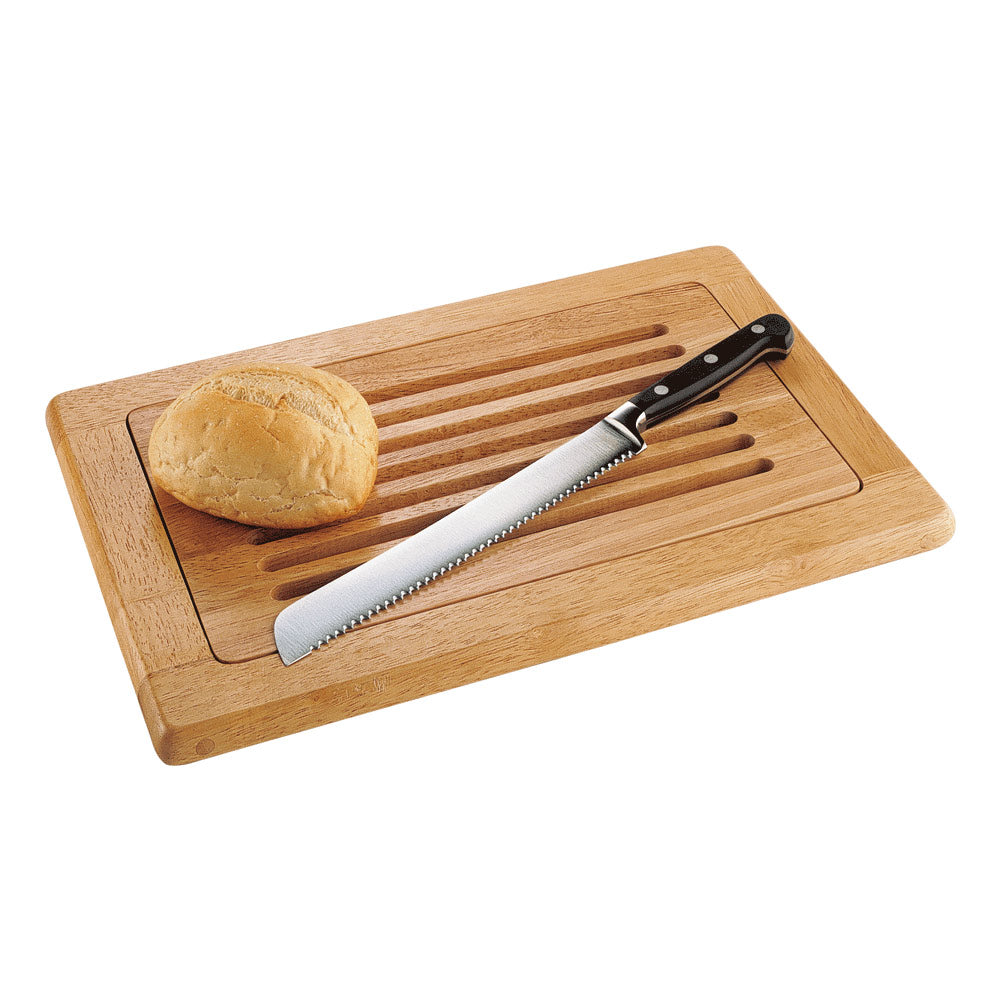 Brot-Schneidebrett 2-teilig - 42 x 28 x 2 cm (FSC-Bambus)