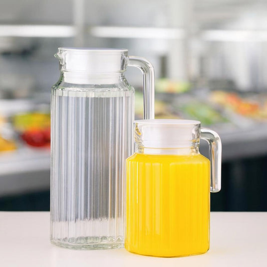 QUADRO Kühlschrankkrug - Inhalt 0,5 Liter - Abmessungen: 8, 5 x 12 cm, Höhe 15, 7 cm