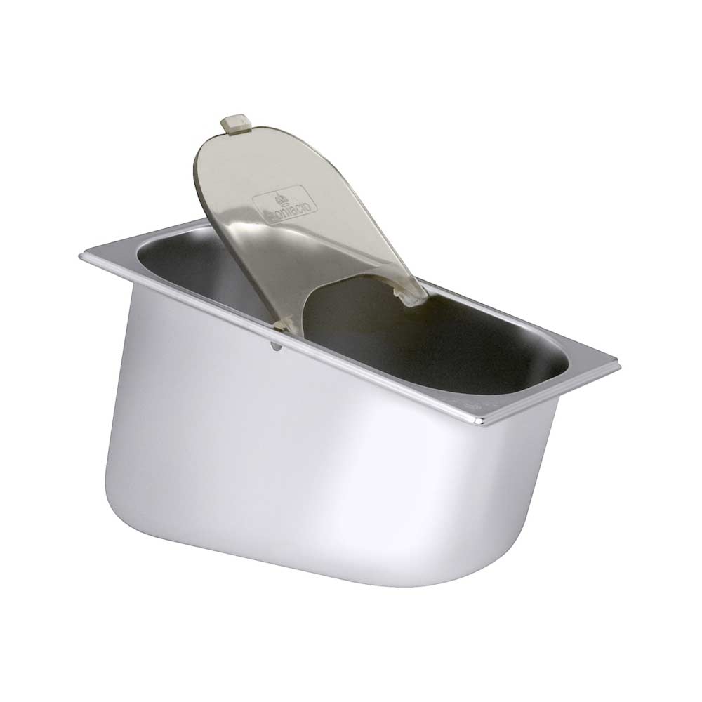 Besteckeinsatz mit Deckel (GN 1/4 - 150 mm) - CNS 18/10