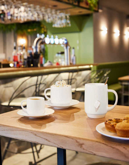 INTENSITY WHITE Kaffee-Untere - Ø 14 cm