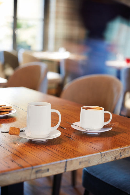 INTENSITY WHITE Kaffee-Obere - Inhalt 19 cl (stapelbar)