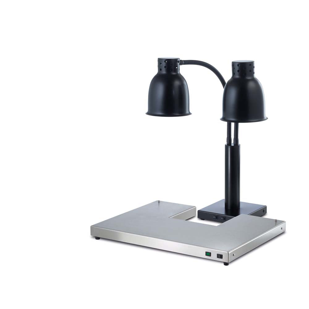 Schneidestation für Buffet-Wärmelampe "Dual" - beheizt - ohne Wärmelampe - 60 x 45 x 75 cm