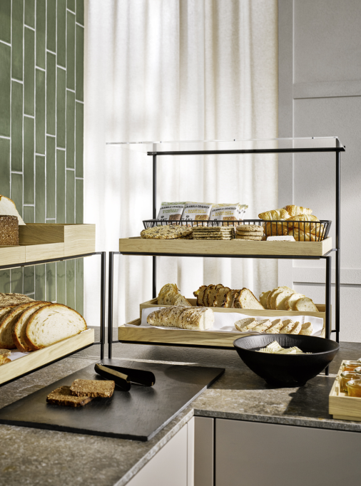 VALO Hygieneschutz - 60,5 x 35,5 x 33,5 cm - Metall, Acryl