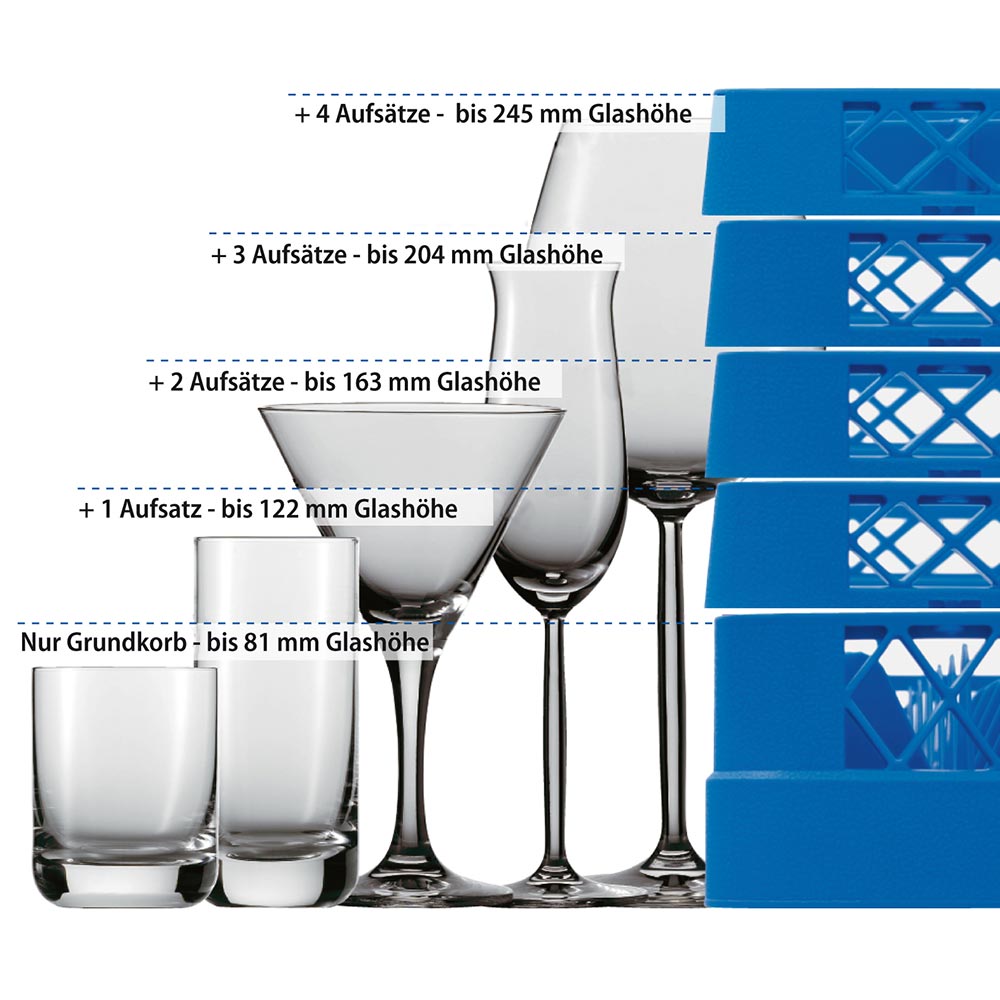 CLEAN STAR 16er Gläserkorb - Ø 110 mm