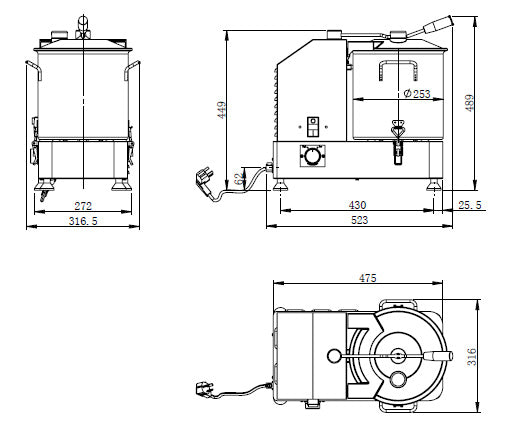 ECOLINE Cutter 12 Liter
