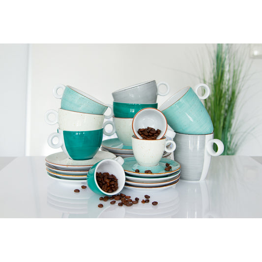 VINTAGE Cappuccino-Untere 14,5 cm - Achat-Grau