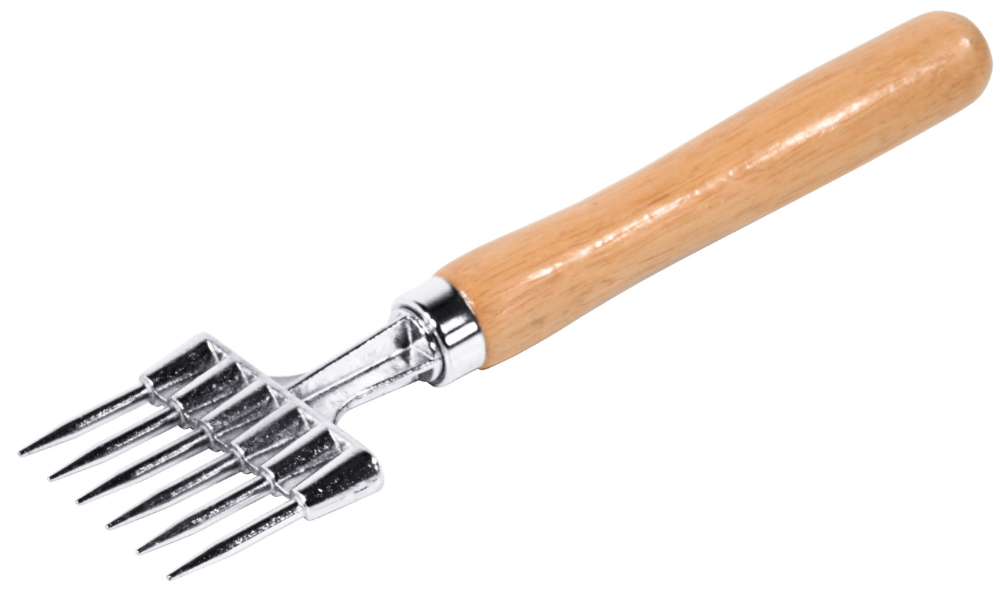 Eispickel - 23,5 x 6,3 cm - hochglanzverzinnt - 6 Dornen