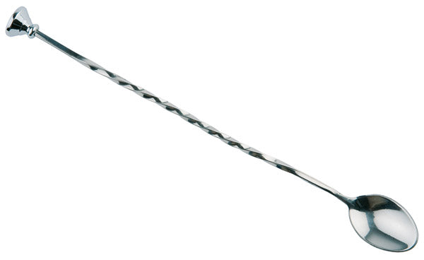 Barlöffel - 27 cm - mit Kegel-Stößel - Edelstahl