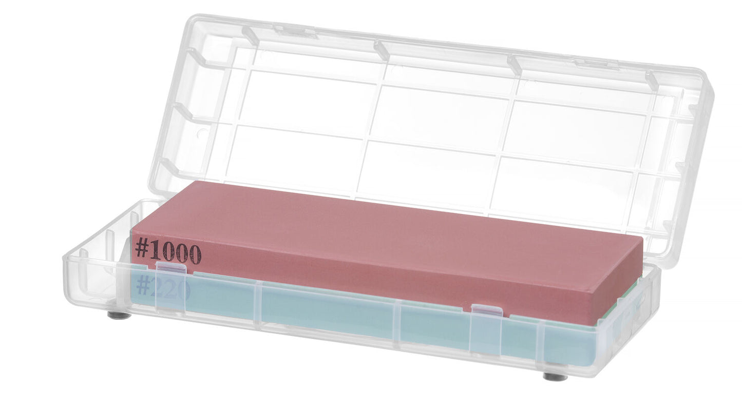 Japanischer Schleifstein - 220/1000 - 18,5 x 6,5 x 3 cm