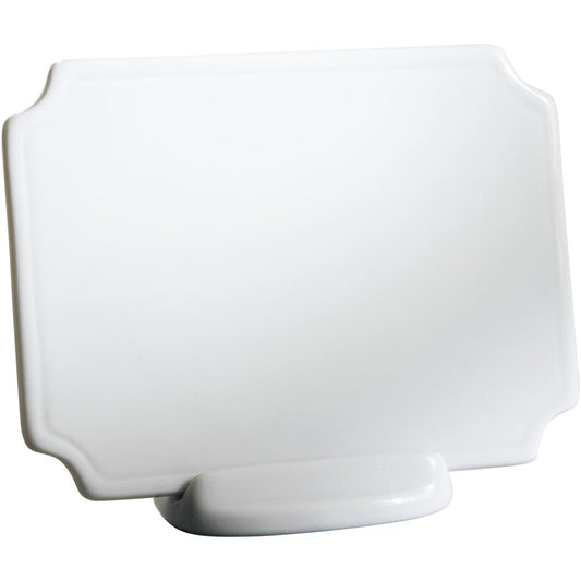 Buffetschild Porzellan mit Fuß - Größe 10 x 7,5 cm